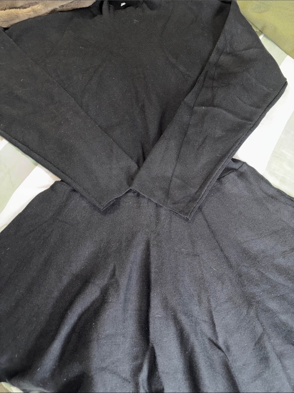 Women’s Mock Neck Long Sleeve Knit Sweater Dress | Fall Winter